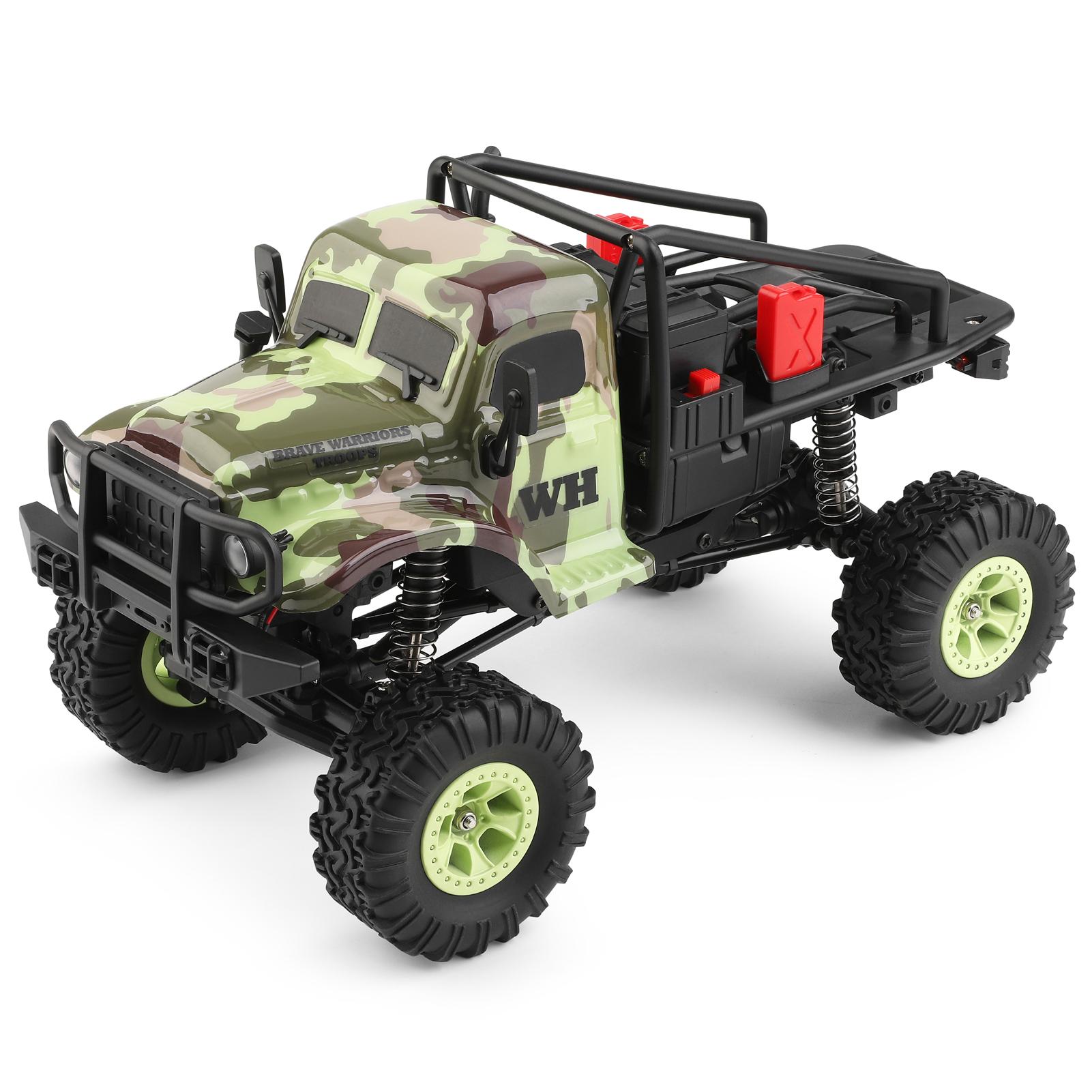 Wltoys 184021 Машинка на радиоуправлении 1/18 2.4GHz 4WD Военный грузовик — фото 4