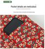 Mom's Floral Fleece-Lined Vest: Small, Cotton Sleeveless Jacket for Autumn/Winter Warmth, Princess Style