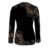 Elegant Floral Long Sleeve Cardigan Blouse for Women