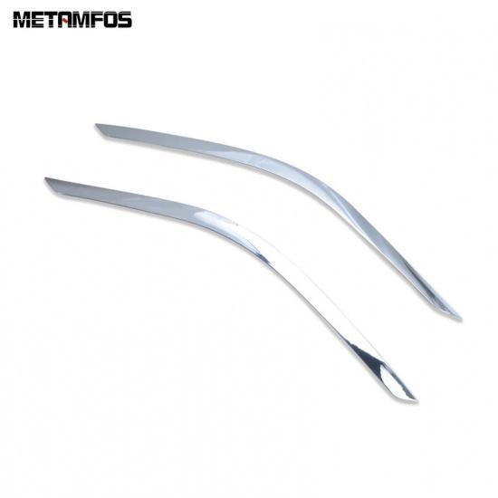 Car Accessories For Toyota CHR C-HR 2016-    Carbon Fiber Head Light Lamp Eyelid Eyebrow Headlight Molding Trim