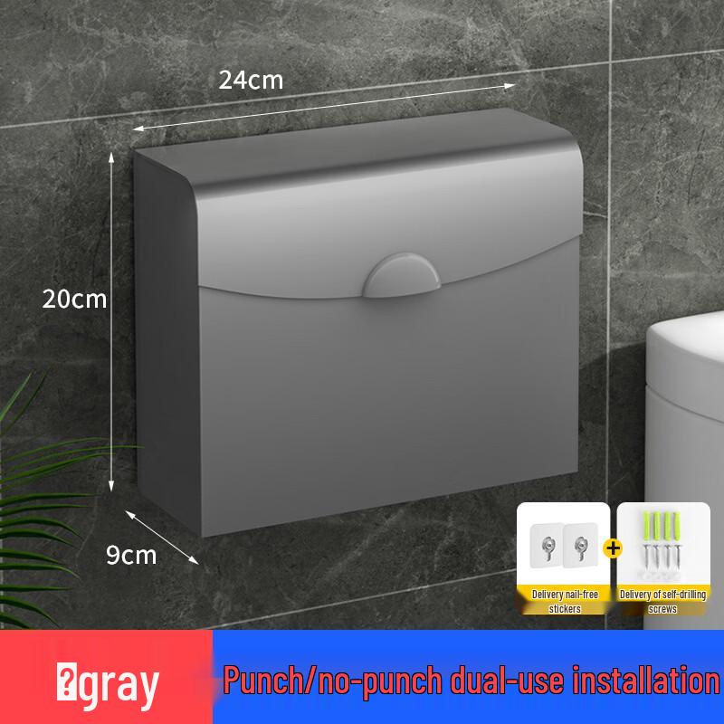 Stainless Steel Wall-Mounted Toilet Paper Holder