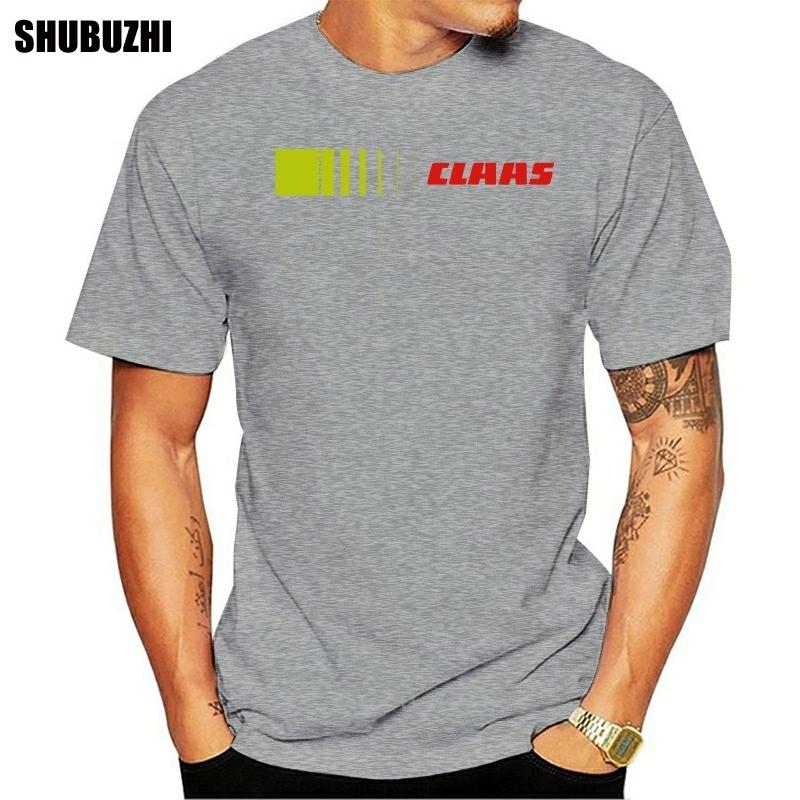 Claas TShirt VARIOUS SIZES  COLOURS Tractor Farming Male Brand Teeshirt Men Summer Cotton T Shirt