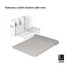 Umbra Sling Dish [Official] Rack, White/Grey