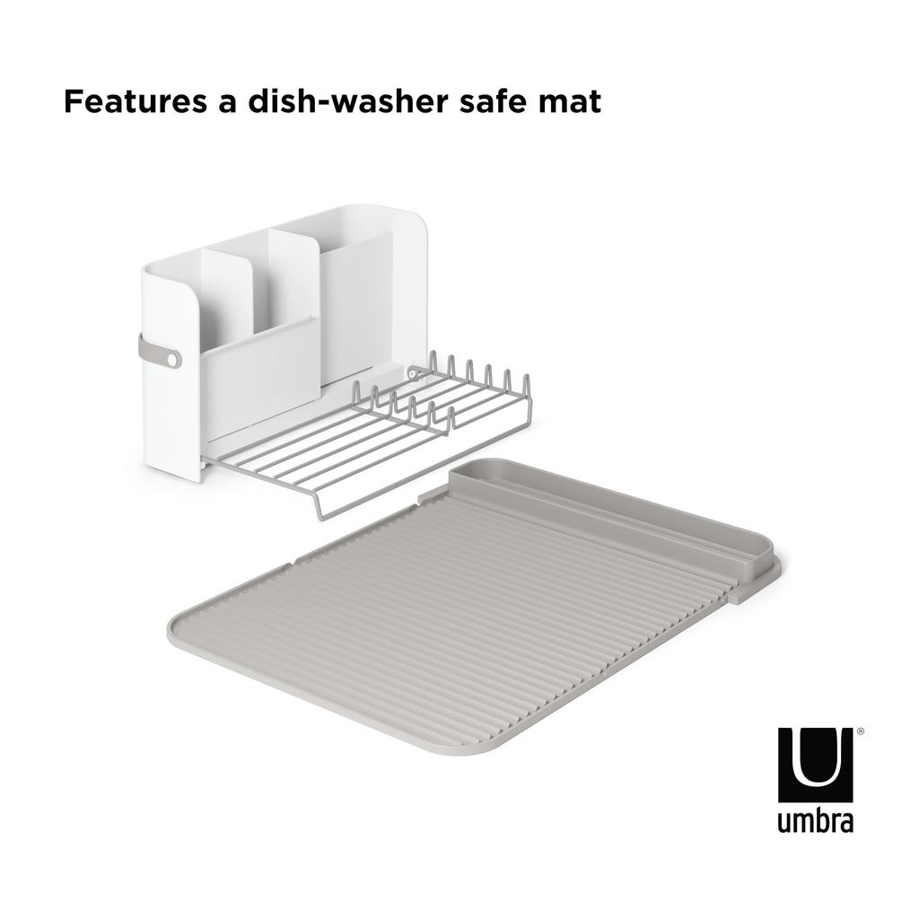 Umbra Sling Dish [Official] Rack, White/Grey