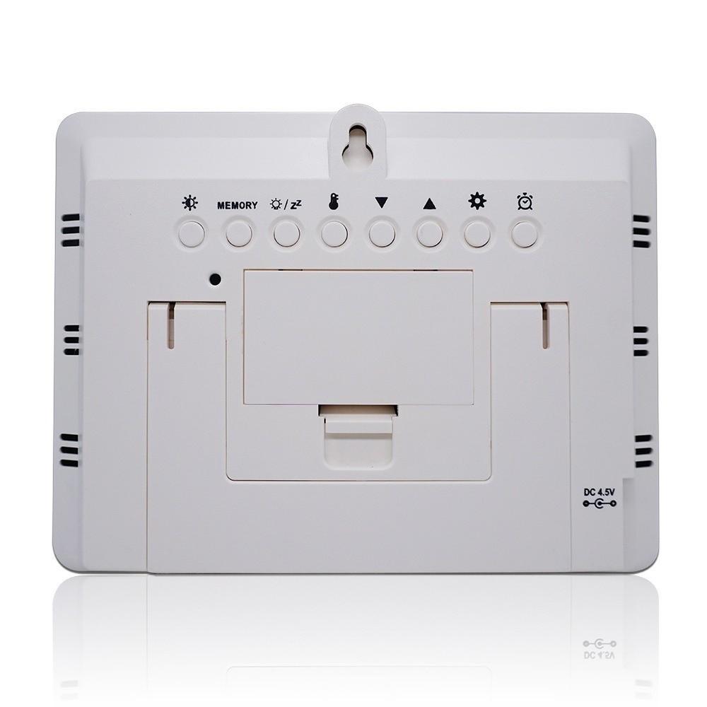 Wireless RF Transmission Wireless Weather Station Color Display Weather Forecast Clock  Home Office
