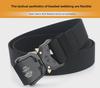 Men's Tactical Quick Release Aluminum Alloy Belt for Outdoor Sports & Military Enthusiasts