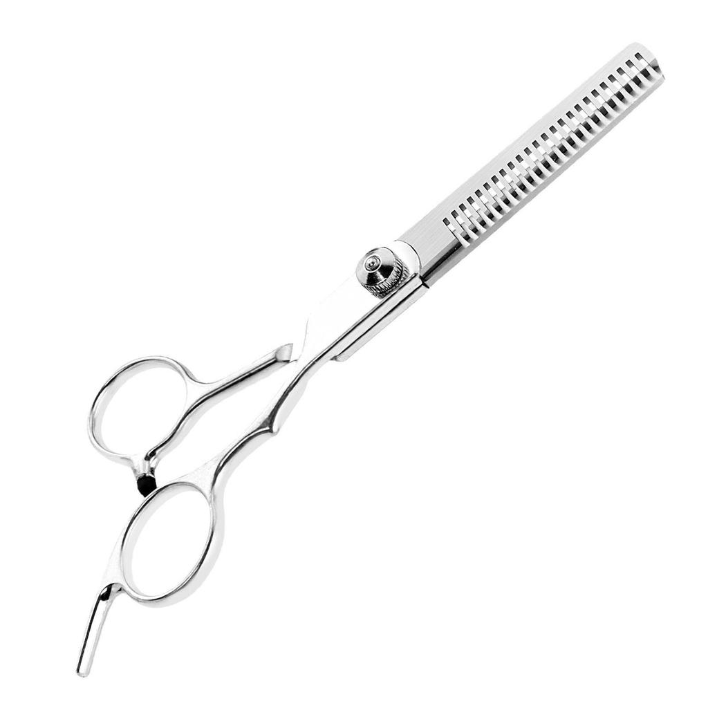 Slanted Tail Carbon and Stainless Steel Hairdressing Scissors and Thinning Shears