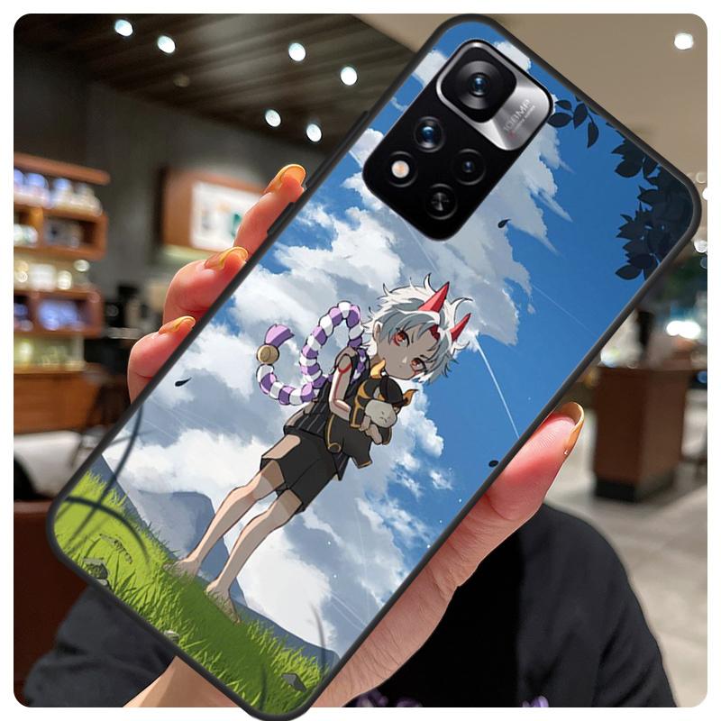 Arataki Itto Genshin Impact Case For Redmi Note 12 Pro Cover For Redmi Note 10 8 9 11 Pro 8T 9S 10S 11S 12S 9C 10C 12C