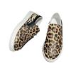2024 spring and autumn new leopard print black loafers women's easy-to-fit flat-soled single shoes casual board shoes one pedal lazy shoes
