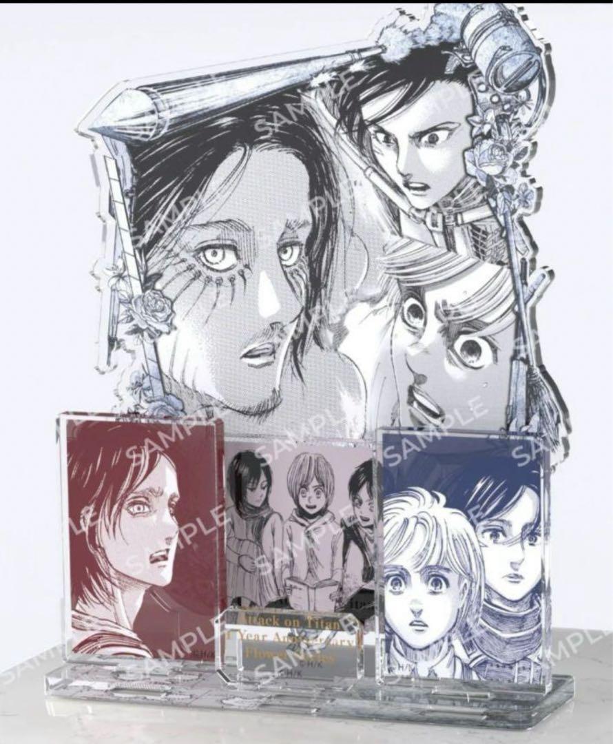 

[USED] Attack on Titan Eren Diorama Acrylic Stand Armin Mikasa Battle of Humanity