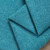 All-Polyester Solid Color Linen-Like Sofa Fabric with Soft Bag Process - Composite Flocking Fine Linen Canvas