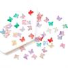 2000Pcs Butterfly Shape Beads Gradual Color Glass Beads For Jewelry Making