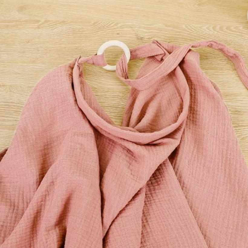 Women Privacy Breastfeeding Cover with Arch Neckline Nursing Apron Breastfeeding Cover Up Multi-use Stroller Cover