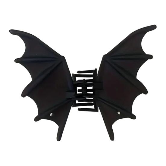 Dámská sponka do vlasů Halloweenský tvar netopýra Žraločí skřipcová spona Protiskluzové zuby Kovové uchopovací spony Vlasové doplňky