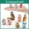 Wildlife Resin Owl Figurine Collectible Model For Nature Enthusiasts And Decor