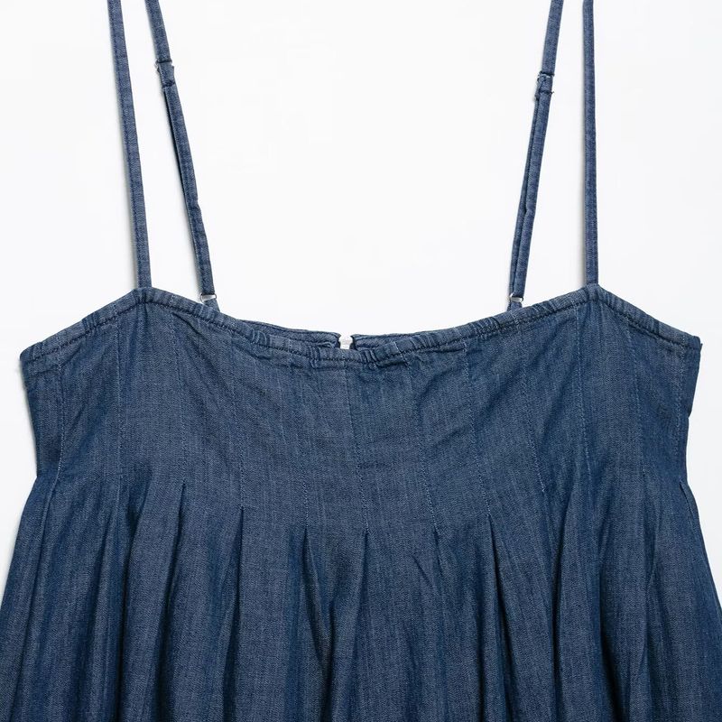 Kaslead New Arrival Women's Clothing Fashion Style Fashion Simple Denim Short Dress 0250080 401