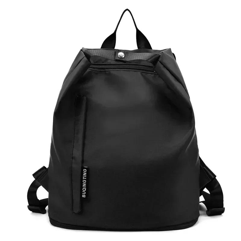Women Dry And Wet Separation Travel Bags Gym Fitness Backpack Lightweight Waterproof Swim Yoga Sports with Shoe
