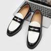 New Trend Loafers for Man Big Size 38-46 Breathable Slip On Flats Lightweight Men's Leather Shoes Comfortable Male Casual Shoes