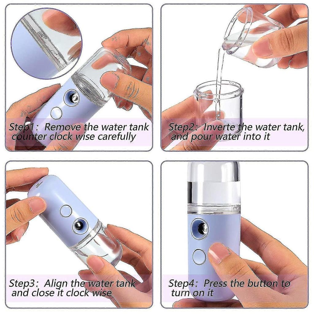 Nano Mist Sprayer Portable Facial Mister Mini Face Mist Handy Sprayer Tw