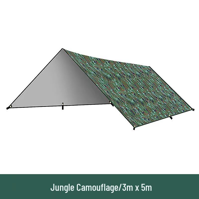 Portable Outdoor Sunshade Rainproof Tent Tarp for Camping and Beach