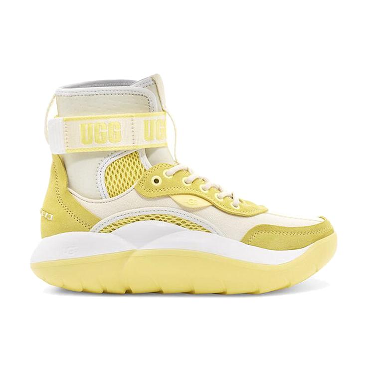 UGG La Cloud Hi White Yellow Women's 1108914-MWSS