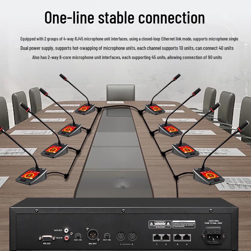 KaYouLa KYL-8828/8828S Professional Wired Gooseneck Conference Microphone (CN Version)