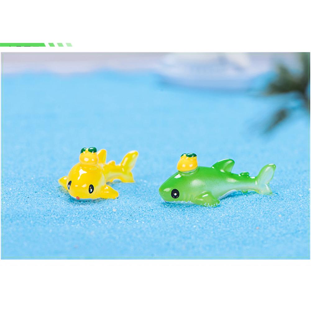 Resin Marine Animal Figure Cartoon Sea Animal Ornaments For Landscape Decoration