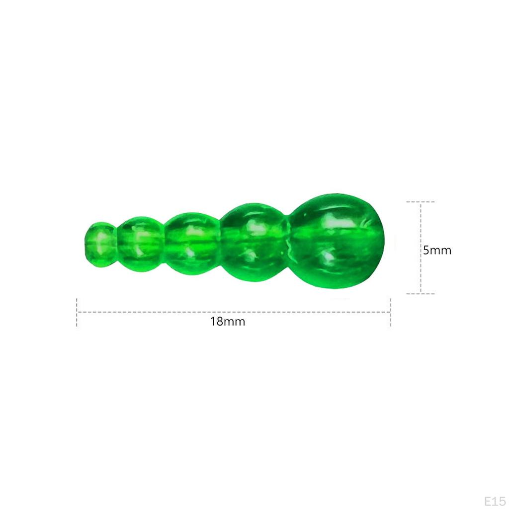 50 Piece Stacked Fishing Beads Set, Bass Beads, Parts, , Freshwater Lures, Tackle Tool,