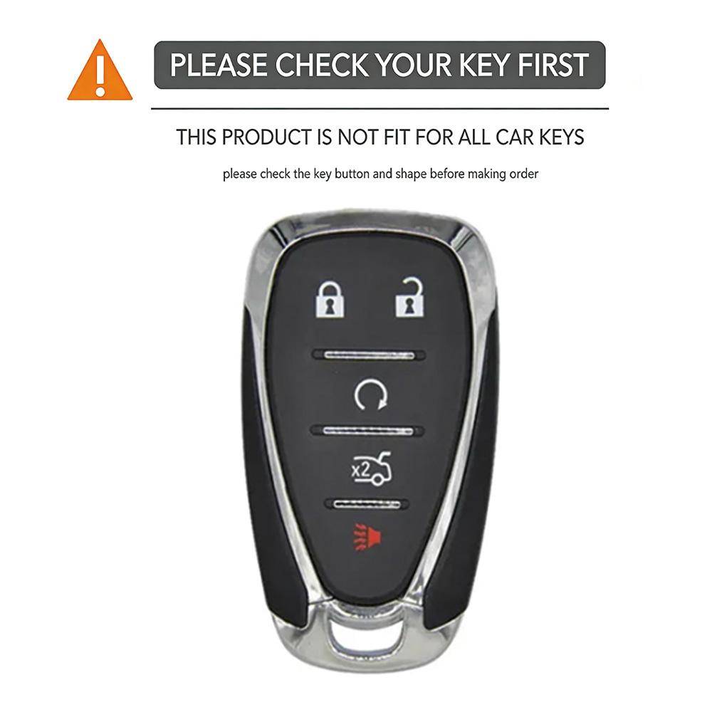Silicone For Chevrolet Malibu Blazer Traverse Seeker Onix Equino Volt Bolt Trax Orlando Cruze Spark Sonic Camaro Car Key Case