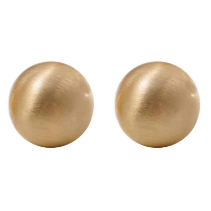 Modisches und minimalistisches Design mit halbkreisförmigen Ohrringen, Damen-Retro-Goldfarbene Ohrringe, Alltagsaccessoires, Schmuck
