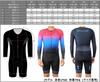 Morethan Cycling Jersey Skinsuit Chronosuit Long Sleeve 4 Colors 3XL One-Piece (Spring/Summer/UV Protection/Moisture-Wicking/Lightweight) Men's