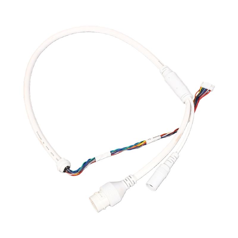 Power Cable Camera PoE RJ45 Networking Tail Cable 10 Pin Ethernet Lan For Security Camera Power Transmission