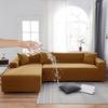 Water Proof Elastic Sofa Covers For Living Room Solid Color Sofa Slipcover Stretch Couch Cover Corner L Shape Sofa Need Buy 2pcs
