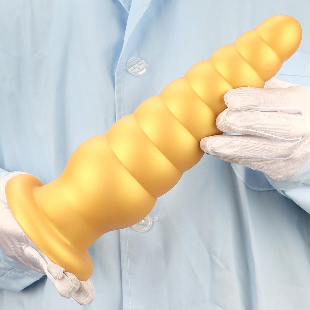 Silicone Pointed Oversized Anal Plug Suction Cup Anal Sex Product for The Back of The House Fun