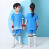 Kids Soccer Jersey Set Short Sleeve Football Uniform Boys Girls Training Camp Sportswear