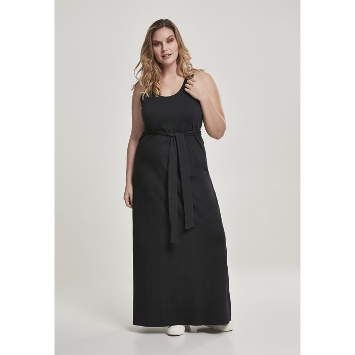 Robe - Urban Classic - Long - Noir - Femme - Confortable et fluide
