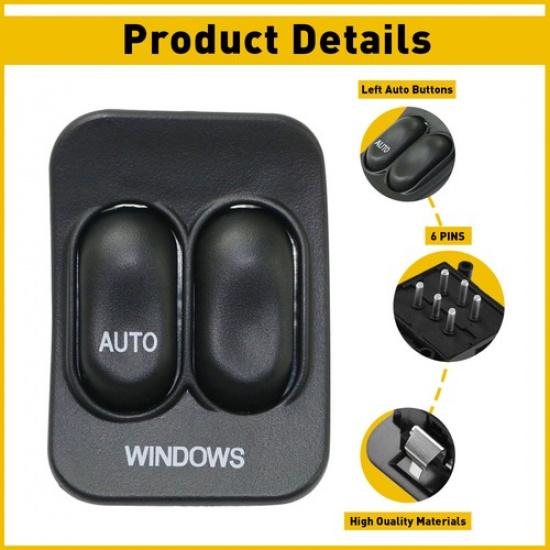 NEW Power Master Window Driver For Switch 1995-2007 Ford Side Ranger Replacement