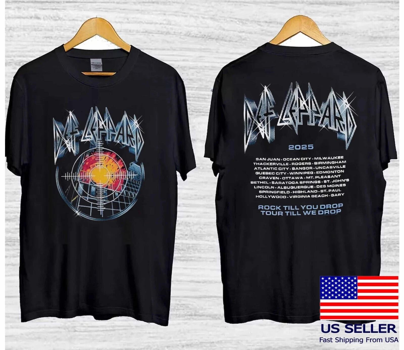 Def Leppard Pyromania Летний Тур 2026 Унисекс Футболка S