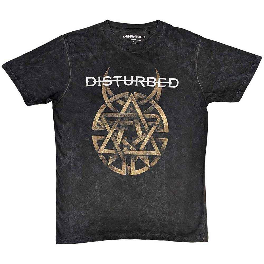 Disturbed Riveted Official Mens T-Shirt Unisex- L