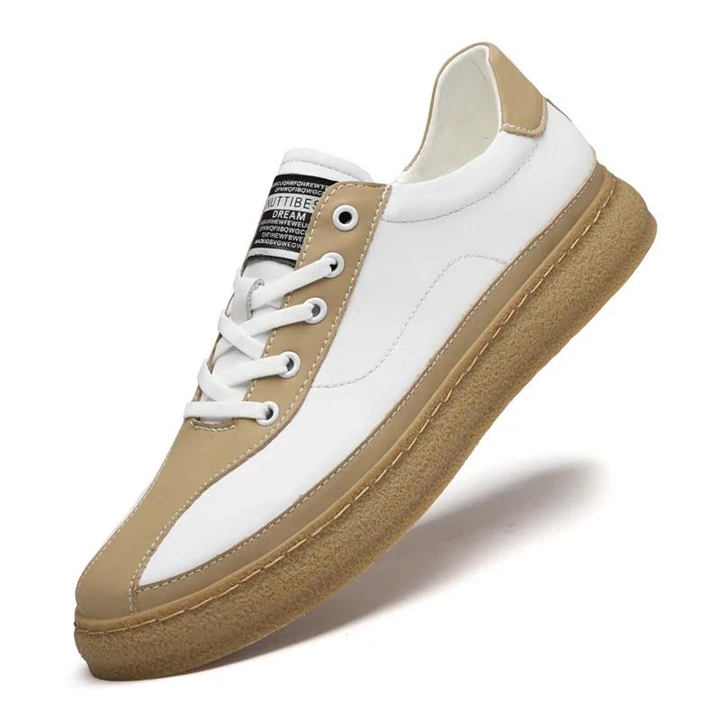 Men's Genuine Leather Shoes New Summer Breathable Outdoor Sneakers Luxury Brand Formal Designer Shoes Running Shoes Mocassins