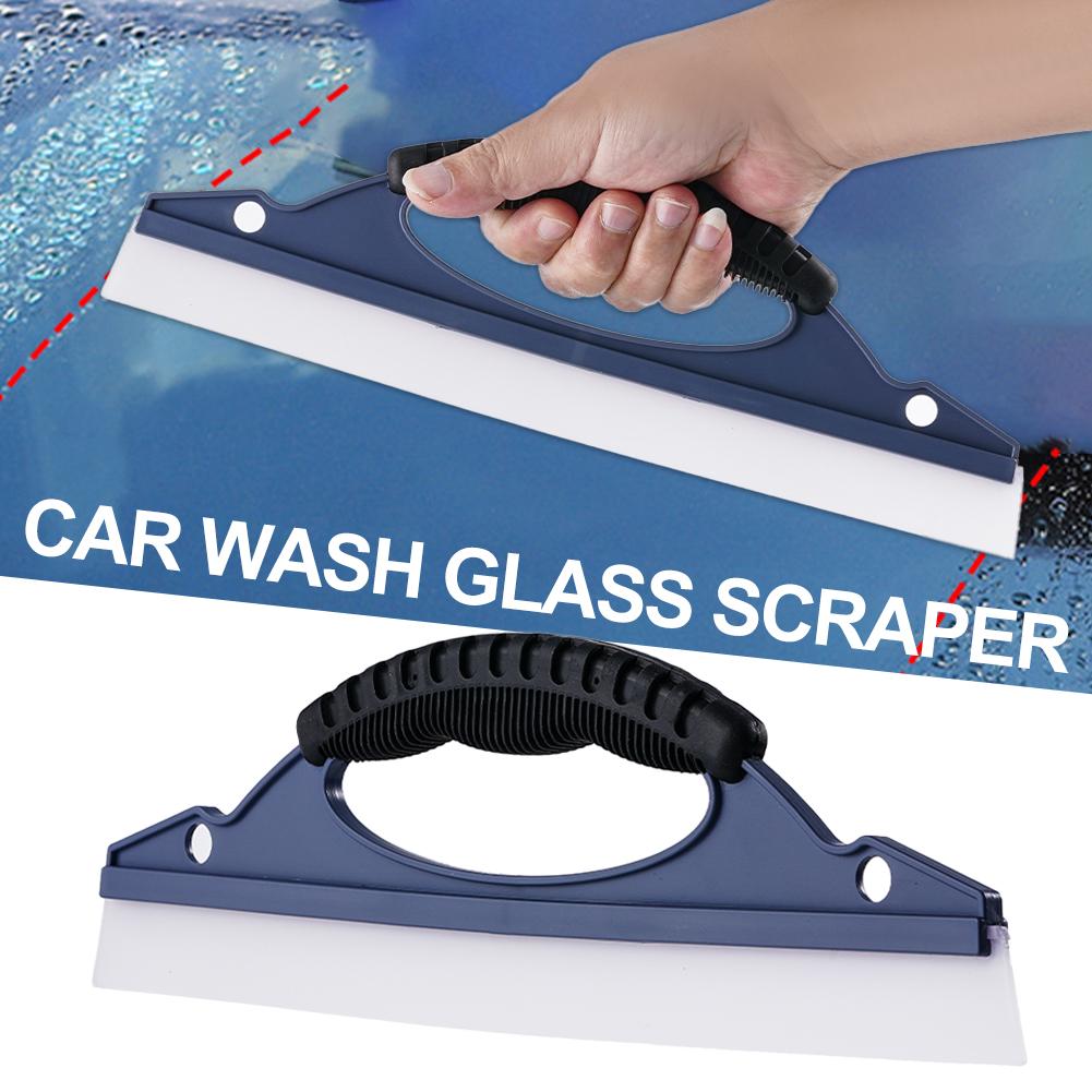 Silicone Water Wiper Silica Gel Car Wash Water Wiper Scraper Car Window Glass Bathroon Water Drying Squeegee Blade Car Cleanning