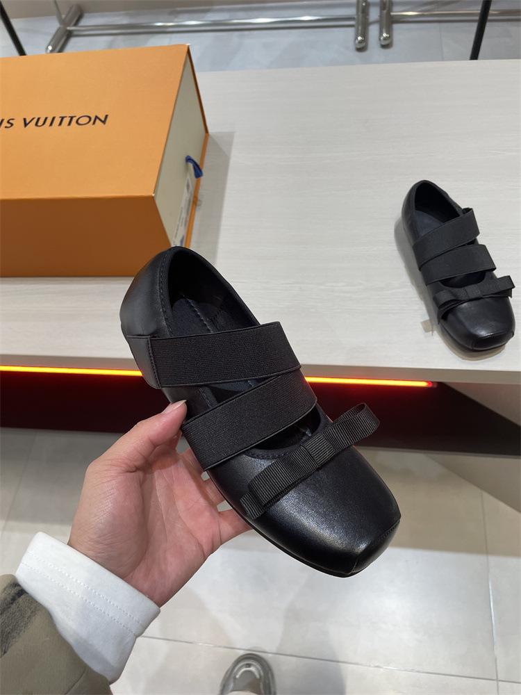 

Sheepskin version~ Korean bow leather ballet Mary Jane single shoes women s platform loafers silver small leather shoes 35