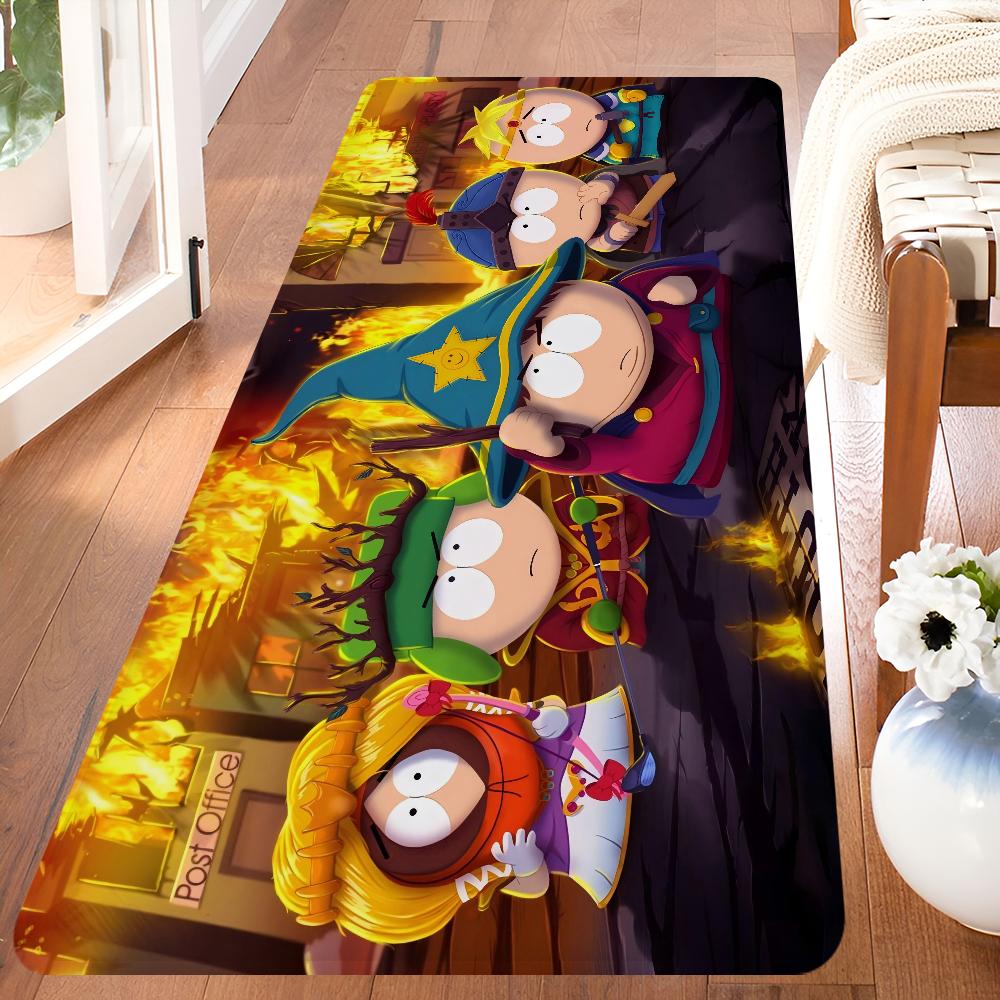 

Amine S-South Cartoon P-Park Entrance Door Mat Soft Nordic Home Doormat for Bathroom Bedroom Hotel Decor 60*90cm