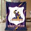 Melbourne Storm Custom Flannel Throw Blanket Print Your Name Text Soft Warm Blanket Holiday Present