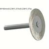40mm Diamond Mini Saw Blade with Thread Stone Disc Granite Sandstone Concrete Lettering Carving Tool