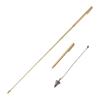 2PCS Retractable Dowsing Rods Copper Handle Telescopic Pole with 1 Pendulum Pendant and 1 Chain