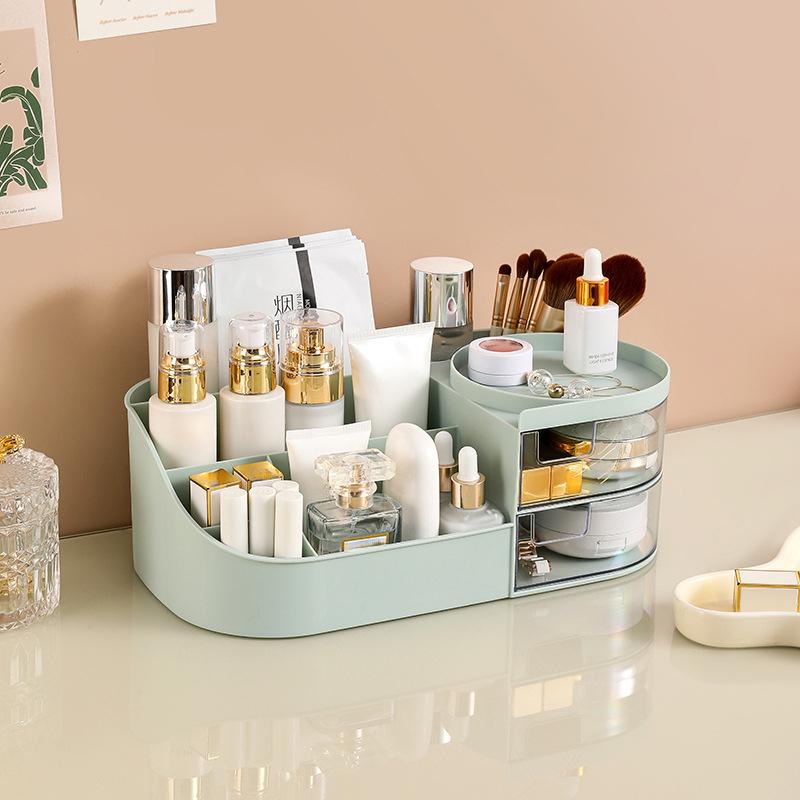 Table Makeup Storage Box Cosmetic Storage Organizer Jewelry Nail Polish Dormitory Makeup Container Desktop Sundries Storage Box