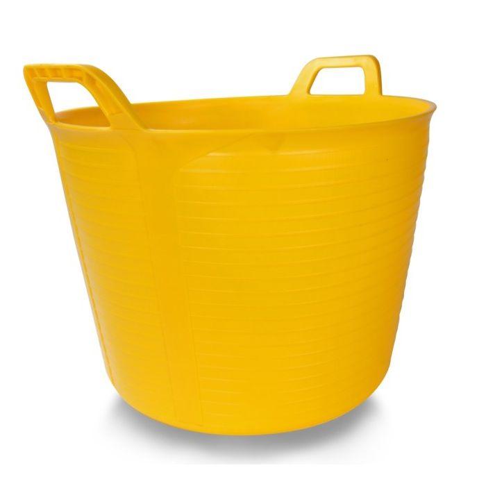 Seau en plastique - RUBI - LIGHTBUCK - 40L - Poignées renforcées - Pistache