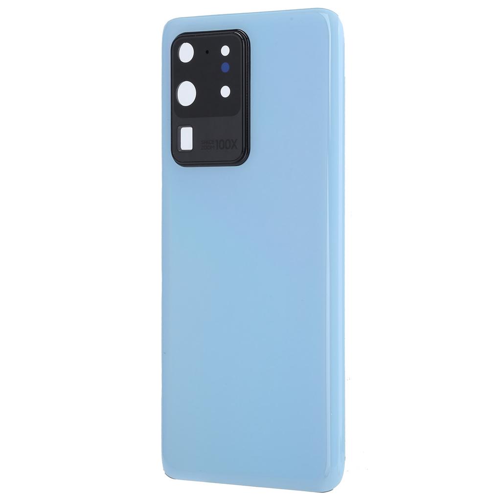 Replacement Cell Phone Battery Cover Back Housing Case with Tools for Samsung S20 Ultra 5GBlue