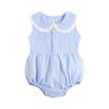 Summer Cotton Baby Bodysuit Newborn Cute Plaid Clothing for Baby Girls Sleeveless Princess Toddler Infant Bodysuits